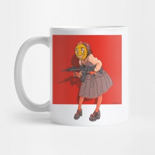 Masked Gun Girl Mug